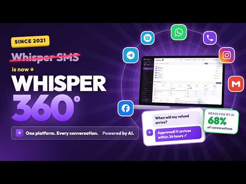 Whisper 360 video artwork